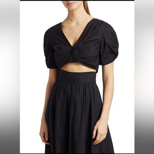 A.L.C.
Ryan Puff Sleeve Cropped Top
